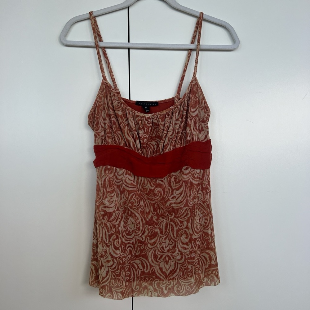Weston Wear 2000s tank top size medium 
#westonwear #medium #2000stop #y2k